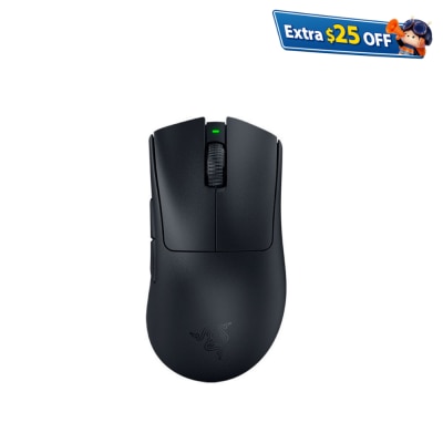 Razer 雷蛇 DeathAdder V3 Pro - 超轻量无线人体工学设计电竞滑鼠