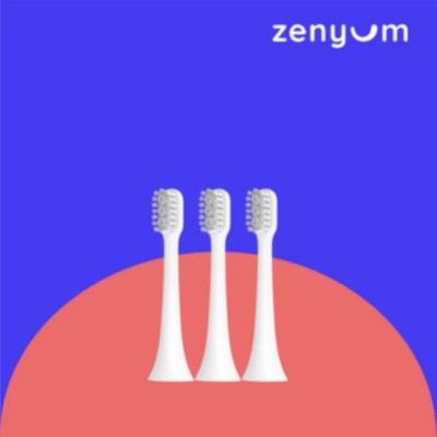 Zenyum Sonic Go 声波震动牙刷刷头 - 3件装