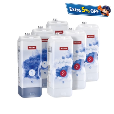 MIELE UPSET3+3 Twindos Ultraphase 1 and 2 Detergent Set
