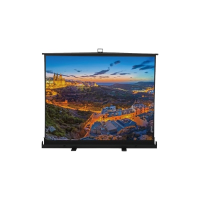 Texas Sonic 40" White Fiberglass Portable Projector Screen image