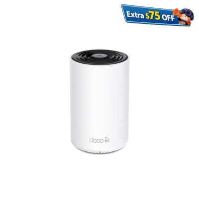 TP-Link Deco XE75三频AXE5400 WiFi 6E Mesh路由器(一件装) 路由器