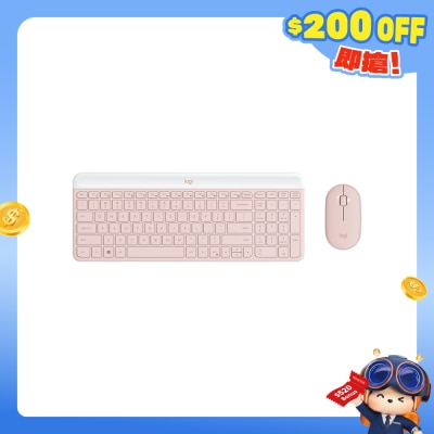 LOGITECH 羅技 - MK470 輕薄無線 滑鼠鍵盤組合