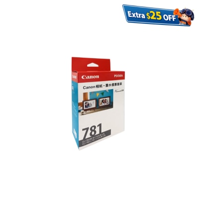 CANON 佳能 CLI-781 相紙墨水優惠套裝 連PP-208 4R相紙 (20張)