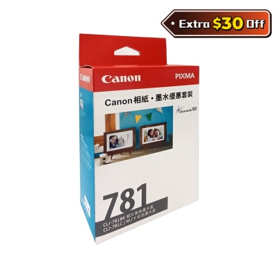 CANON 佳能 CLI-781 相纸墨水优惠套装 连PP-208 4R相纸 (20张)