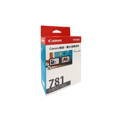 CANON 佳能 CLI-781 相紙墨水優惠套裝 連PP-208 4R相紙 (20張)