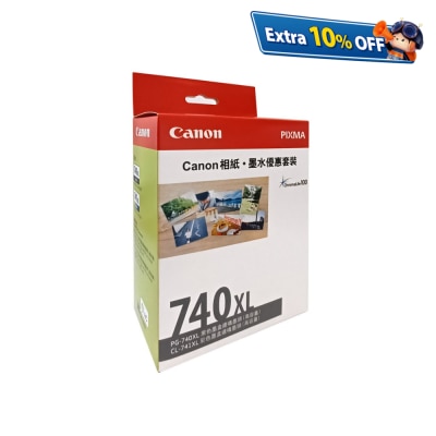CANON 佳能 PG-740XL + CL-741XL 相紙墨水優惠套裝 連PP-208 4R相紙 (20張)