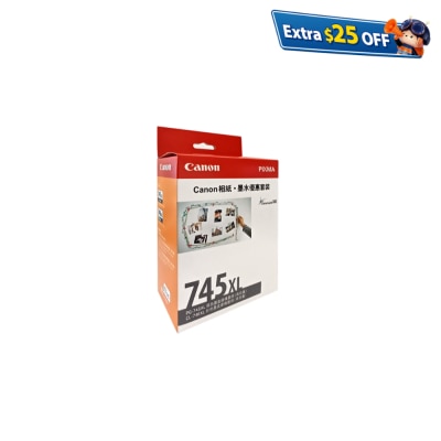 CANON PG-745XL + CL-746XL Value Pack with PP-208 4R Photo Paper (20 sheets)
