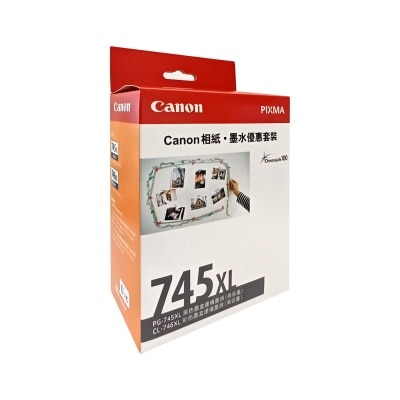 CANON 佳能 PG-745XL + CL-746XL 相紙墨水優惠套裝 連PP-208 4R相紙 (20張)