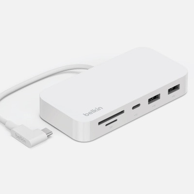 BELKIN 贝尔金 USB-C® 6 合 1 多埠集线器(带支架)