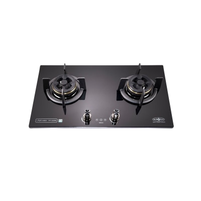 氣霸 Hibachi HY-2266 煤氣雙頭定時 嵌入式氣體爐