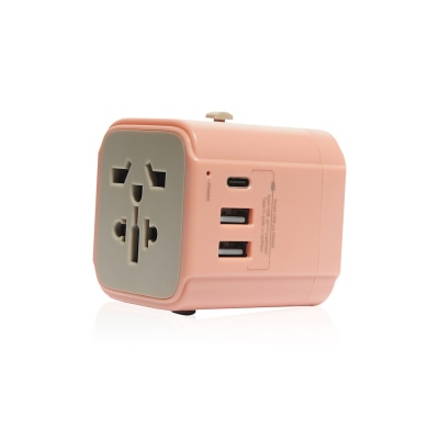 MONOCOZZI Travel Adaptor with 4.5A Dual USB and USB-C connector