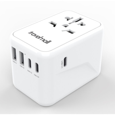 Travelmall 65W PD 高效能5 USB 旅行轉換插頭