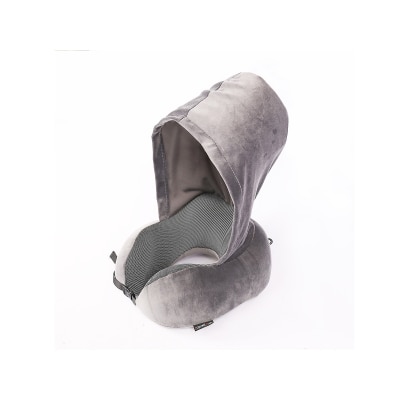 Travelmall 3D可折疊式連帽記憶海棉枕