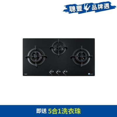 WHIRLPOOL 惠而浦 AGA301/BP 三頭石油氣 嵌入式氣體爐