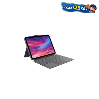 LOGITECH 羅技 Combo Touch - iPad (A16 2025 / 第10代 2022) 鍵盤護殼配備觸控板
