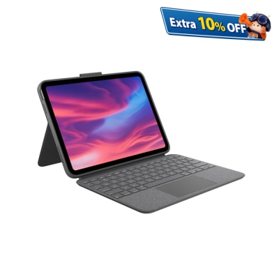LOGITECH Combo Touch - iPad (A16 2025 or 10th gen 2022) Keyboard Case with Trackpad