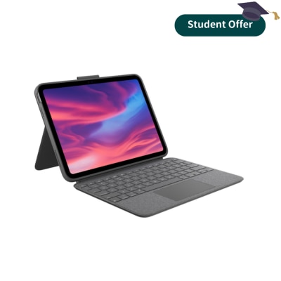 LOGITECH 羅技 Combo Touch - iPad (A16 2025 / 第10代 2022) 鍵盤護殼配備觸控板