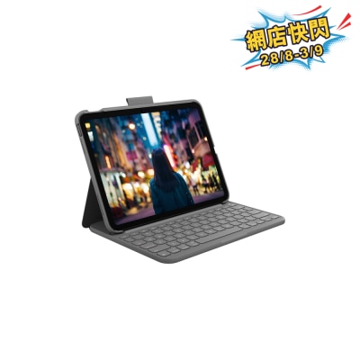 LOGITECH Slim Folio iPad (A16 2025 or 10th gen 2022) Keyboard Case image