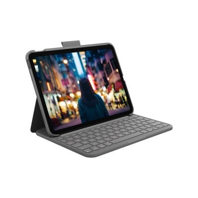 LOGITECH 罗技 Slim Folio - iPad (A16 2025 / 第10代 2022) 键盘保护壳