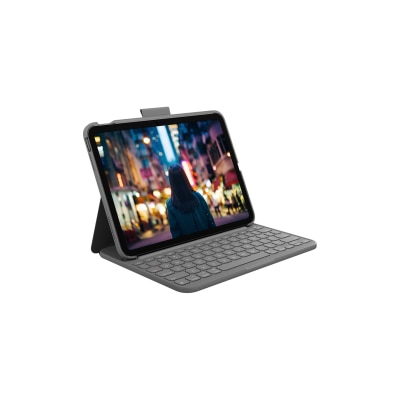 LOGITECH 羅技 Slim Folio - iPad (A16 2025 / 第10代 2022) 鍵盤保護殼