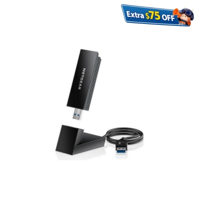 NETGEAR Nighthawk A8000 AXE3000 USB 3.0 三频WiFi 6E接收器