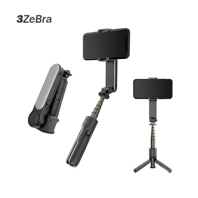 3ZeBra MINi 補光折疊自拍杆三腳架穩定器