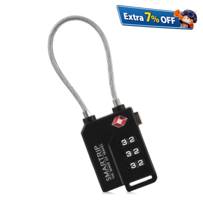 SMARTRIP TSA 3-Dial Cable Lock