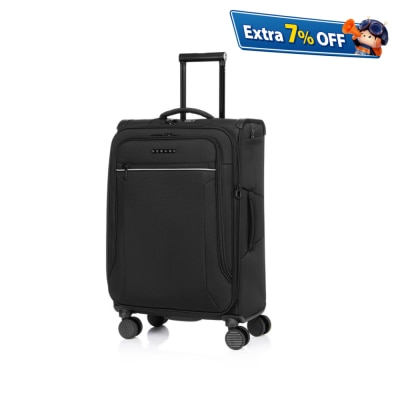 VERAGE 21002 Softside Expandable Suitcase with LED Flashlight