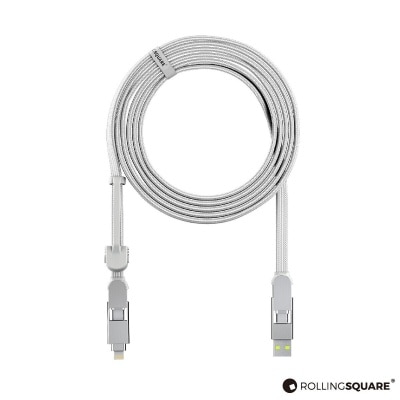 Rolling Square InCharge XL 6in1 100W Fast Charging 2M