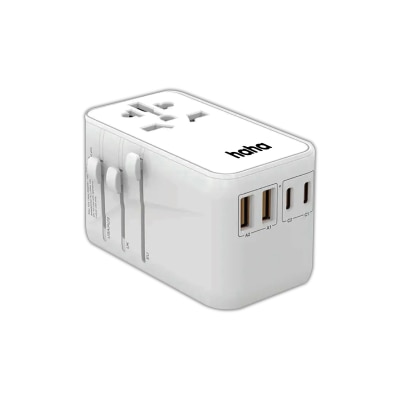 haha TRAVEL - 100W GaN 快充通用旅行轉插座 2 Type A USB + 2 Type C PD3.0