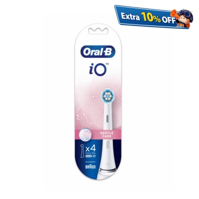 Oral-B iO 清潔護齦刷頭4支裝(白色)