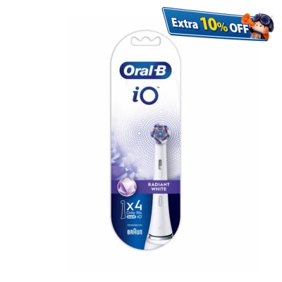 Oral-B iO 美白至臻刷头4支装(白色)