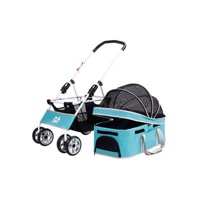 Dodopet 可分拆四輪摺疊狗狗手推車 (寵物承重：20kg)