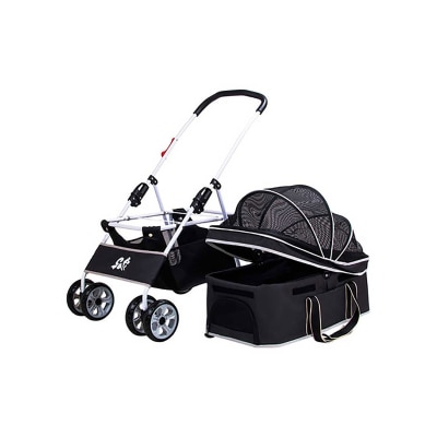 Dodopet 可分拆四輪摺疊狗狗手推車 (寵物承重：20kg)