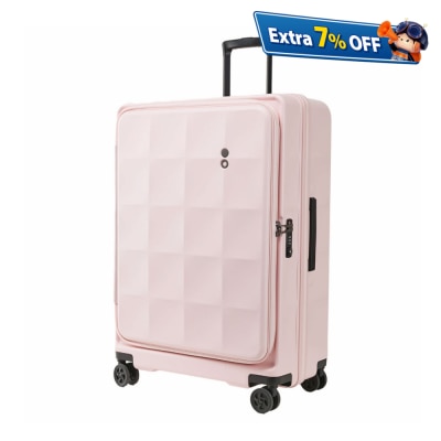 ECHOLAC SQUARE FX 拉鏈前開蓋行李箱 PC263