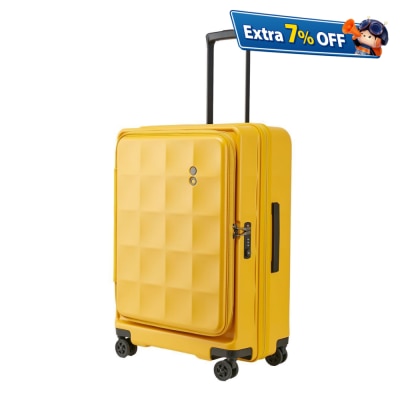 ECHOLAC SQUARE FX Front Opening Zipper Suitcase PC263