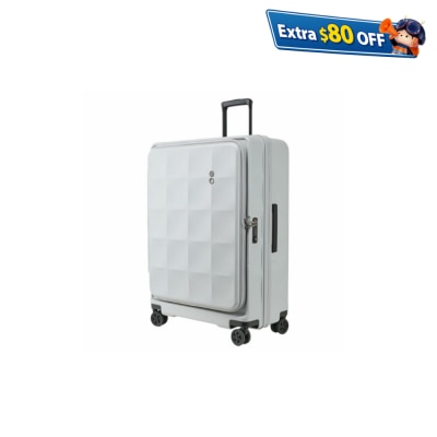 ECHOLAC SQUARE FX 拉链前开盖行李箱 PC263