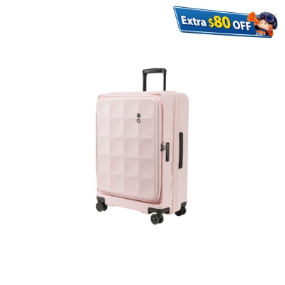 ECHOLAC SQUARE FX Front Opening Zipper Suitcase PC263