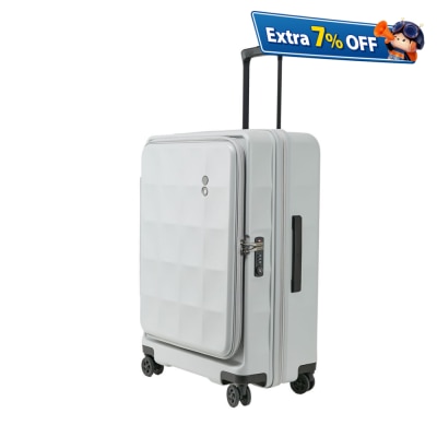 ECHOLAC SQUARE FX Front Opening Zipper Suitcase PC263