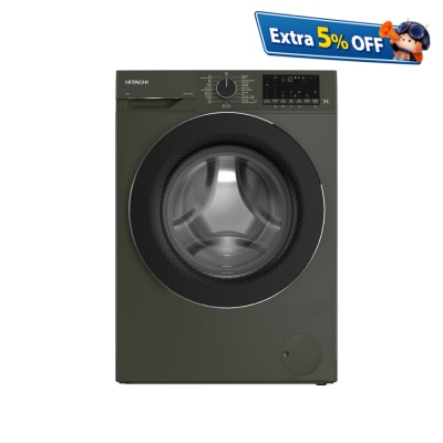 HITACHI 日立 BD-90YFVEM BD-90YFVEM 9kg 1400rpm 变频蒸气护理前置式滚桶洗衣机