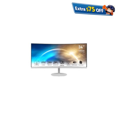 MSI 微星 PRO MP341CQW 34吋 UWQHD 1500R 100Hz 曲面顯示屏