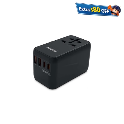 Travelmall 100W PD 高效能4 USB 旅行轉換插頭