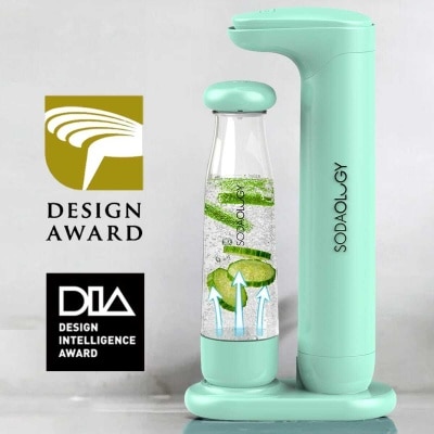 Soda Fun 專業梳打水機套裝 (附送1支425g氣瓶, 可打60公升飲料)Seafoam限量版