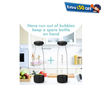 Soda Fun 专用水瓶(1公升 X 双樽) 水瓶双气阀•独特储压设计