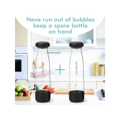 Soda Fun DOUBLE-VALVES BOTTLE (TWO BOTTLES) • 5CM WIDE-MOUTH • 1-LITRE