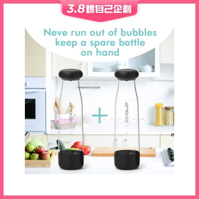Soda Fun 專用水瓶(1公升X雙樽)) 水瓶雙氣閥•獨特儲壓設計