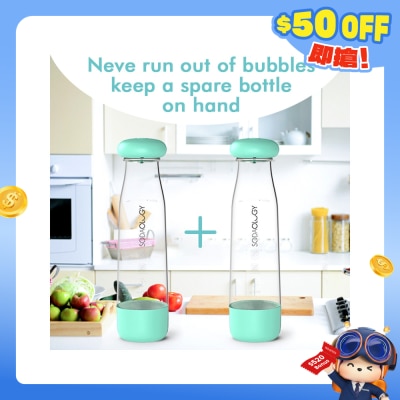 Soda Fun - 專用水瓶(1公升X雙樽)) 水瓶雙氣閥•獨特儲壓設計