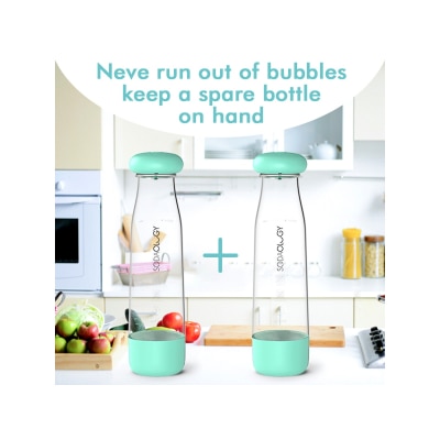 Soda Fun 'DOUBLE-VALVES BOTTLE (TWO BOTTLES) • 5CM WIDE-MOUTH • 1-LITRE