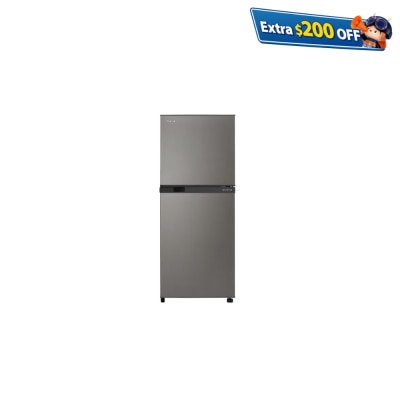 TOSHIBA GR-A26HSZ 192L 2-Door Inverter Compressor Fridge (includes unpacking and moving appliance service)