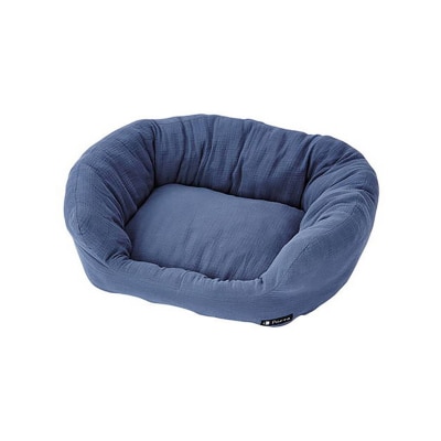 Petio Porta犬用柔软双层纱可手洗透气睡床 (蓝色L) (W26737)